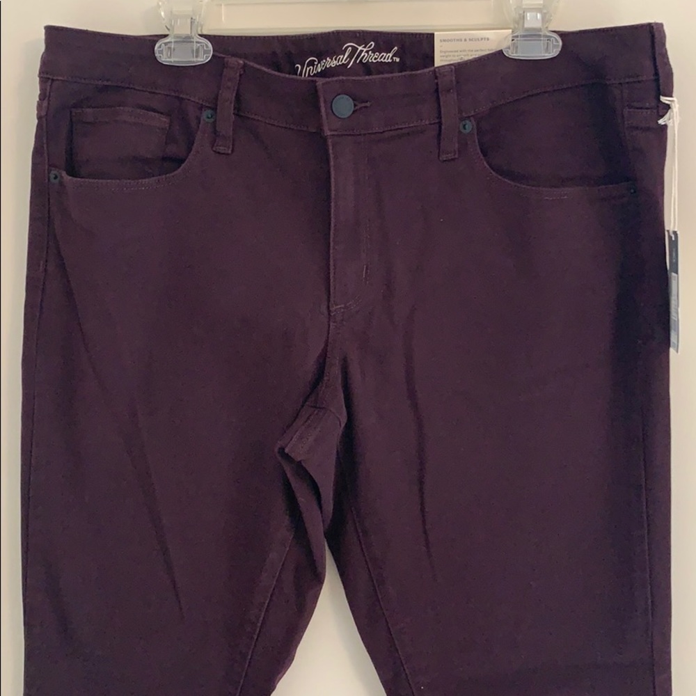 NWT Universal Thread skinny jeans- dark purple